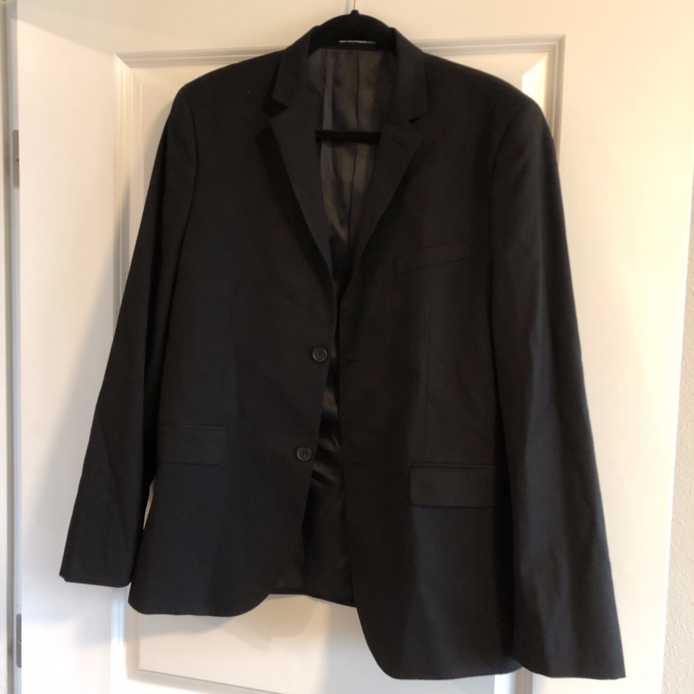 Black H&M Sport Coat Jacket Size 44R